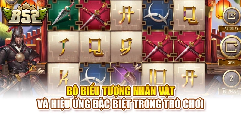 Bộ biểu tượng nhân vật và hiệu ứng đặc biệt trong trò chơi
