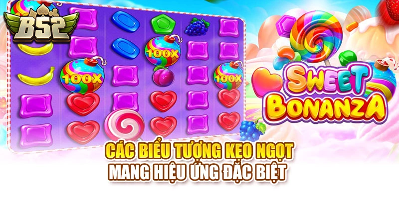 Các biểu tượng kẹo ngọt mang hiệu ứng đặc biệt