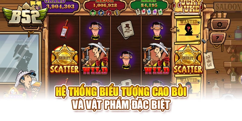 Hệ thống biểu tượng cao bồi và vật phẩm đặc biệt