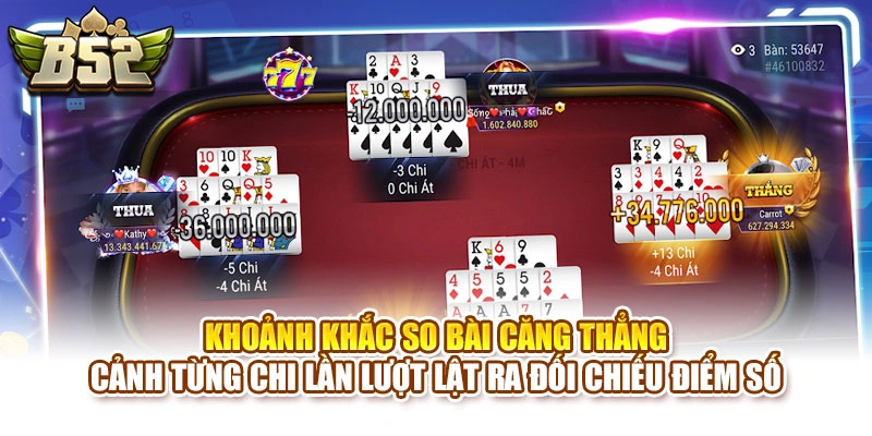 Khoảnh khắc so bài căng thẳng cảnh từng chi lần lượt lật ra đối chiếu điểm số