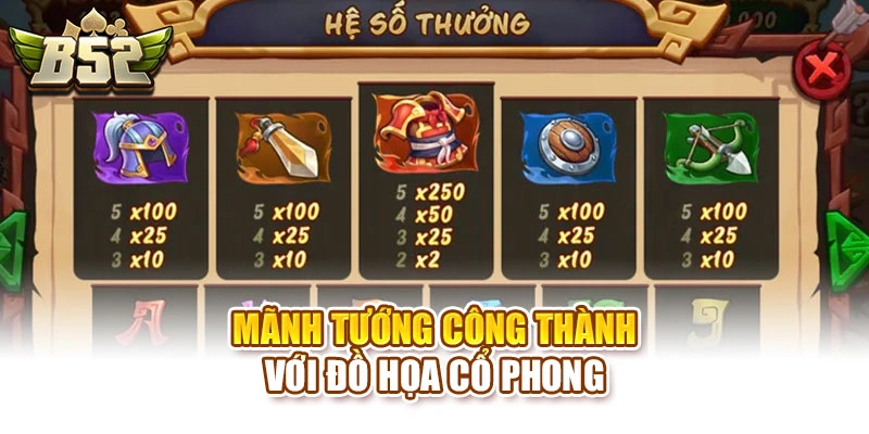 Mảnh Tướng Công Thành với đồ họa cổ phong