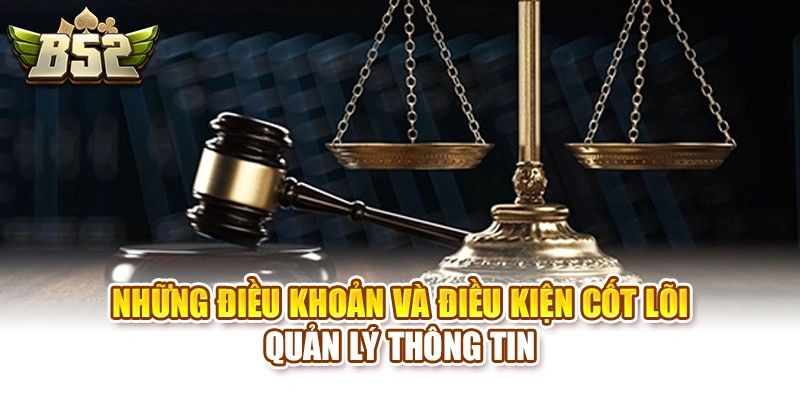 Những điều khoản và điều kiện cốt lõi quản lý thông tin
