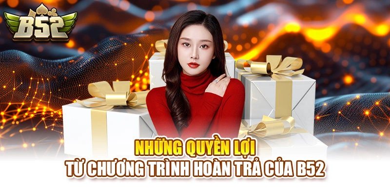 Những quyền lợi từ chương trình hoàn trả của B52